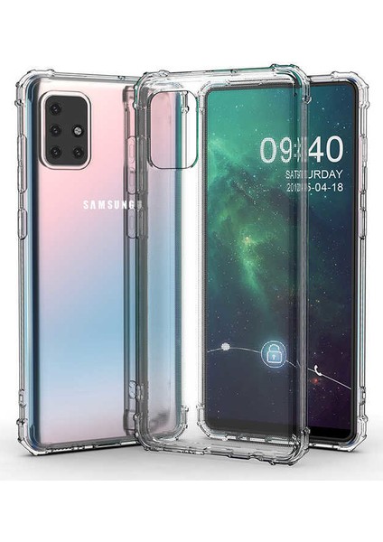 - Samsung Galaxy M31S - Kılıf Kenar Köşe Korumalı Nitro Anti Shock Silikon - T15339