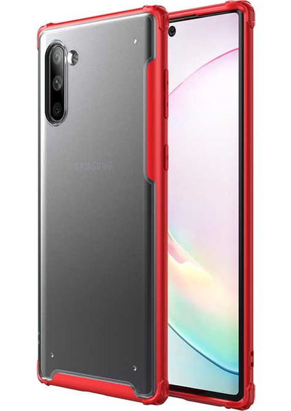 - Samsung Galaxy Note 10 - Kılıf Koruyucu Sert Volks Kapak - Kırmızı - T10129