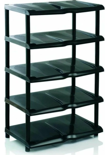 5 Katlı Ayakkabılık Plastik Büyük Ayakkabılık