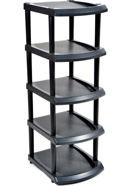 Ayakkabılık 5 Katlı Tekli Ayakkabılık 5 Çift Kapasiteli