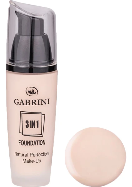 Gabrını Fondöten & 3 In 1 Foundation Natural Perfection Make Up