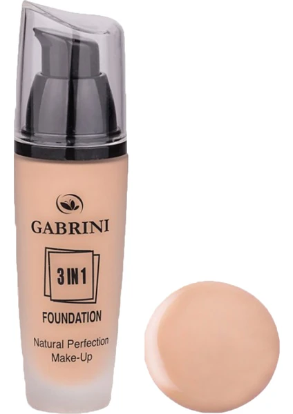 Gabrını Fondöten & 3 In 1 Foundation Natural Perfection Make Up