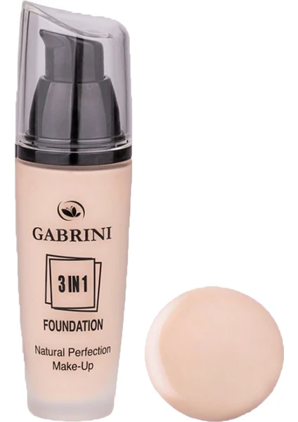 Gabrını Fondöten & 3 In 1 Foundation Natural Perfection Make Up