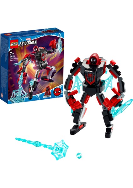 ® Marvel Örümcek Adam Miles Morales Robot Zırhı 76171 - Çocuklar için Koleksiyonluk Oyuncak Yapım Seti (125 Parça)