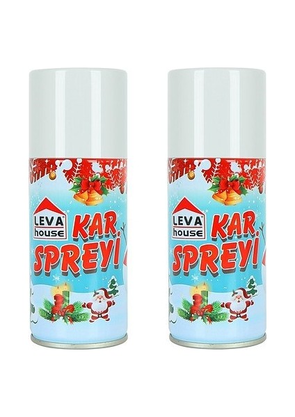 Yılbaşı Kar Spreyi 150 Ml 2 Adet Yeni Yıl Ağaç Süsleme Kar Spreyi