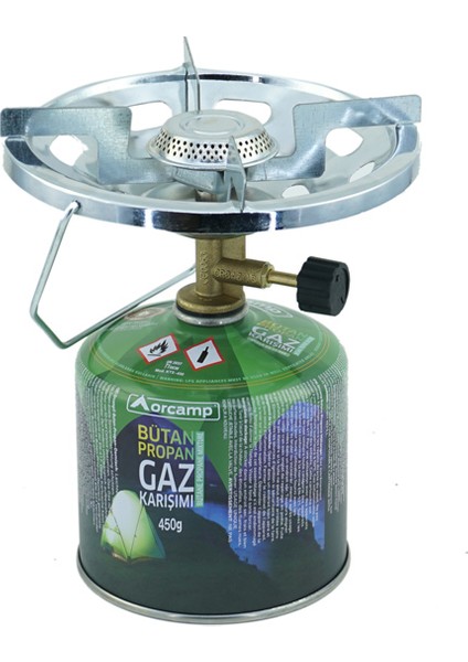 K-500-450 Vidalı Kamp Ocağı + 450 gr Kartuş