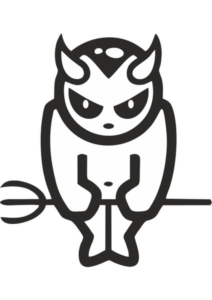 Şeytan Sticker 00463