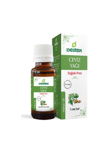 Ceviz Yağı (Soğuk Pres) 50 ml