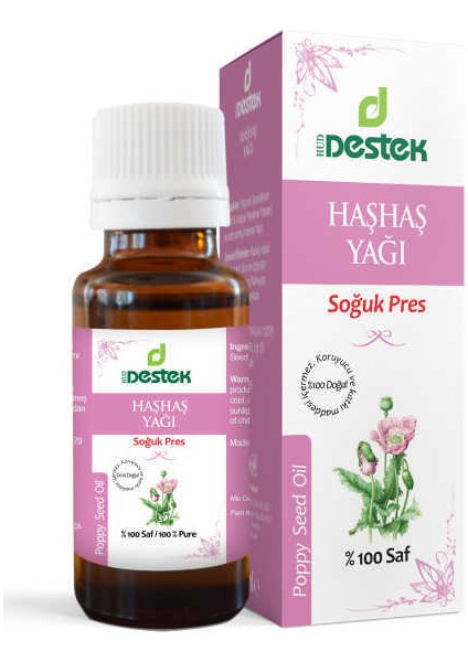 Haşhaş Yağı (Soğuk Pres) 50 ml