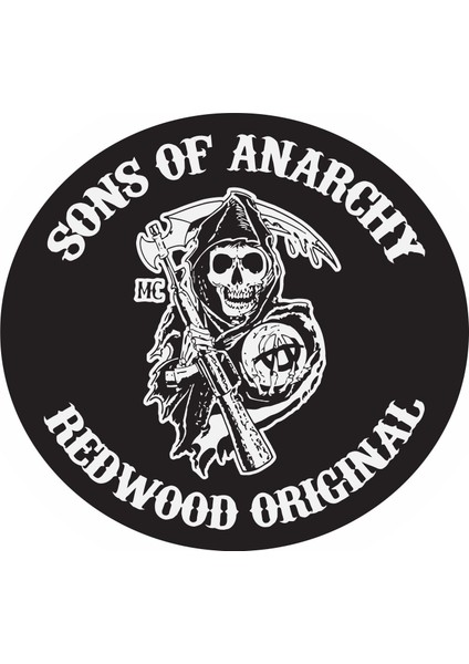 Sons Of Anarchy Kurukafa Kuru Kafa Sticker 00486