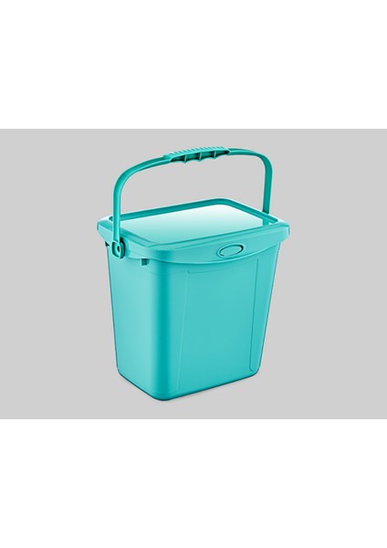 4 Adet Poly Time Çok Amaçlı Renkli 7 lt. Portatif Box E238
