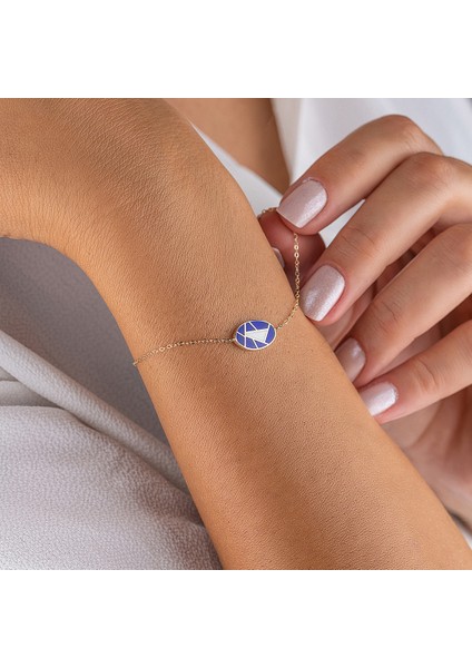 Kadın 14 Ayar Altın Mineli Bileklik fiyatları