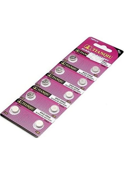 Alkalin Ag2 Pil LR726H/396A Saat Pili Terazi Tartı Oyuncak Pili
