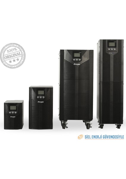 SLD 11 Model 10 Kva 10000 VA Online Ups 1F/1F 16*9 Ah Akü 5/15 Dakika Kesintisiz Güç Kaynağı