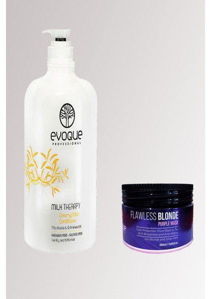 Milk Therapy Saç Kremi 1000 ml +Professıonel Anti Purple Mask 250 ml