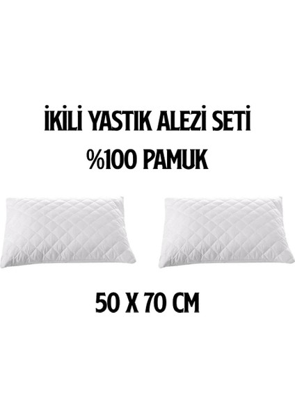 2'li Set Kapitoneli Yastık Alezi 50 x 70 Cm. fiyatları