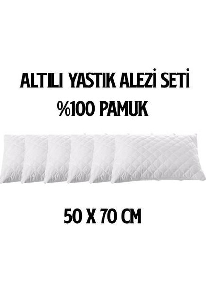 6'lı Set Kapitoneli Yastık Alezi 50 x 70 Cm. fiyatları