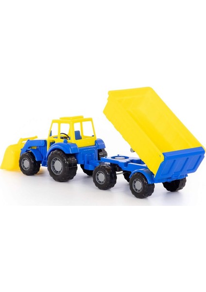 Kepçeli Römorklu Traktör Mavi indirimleri