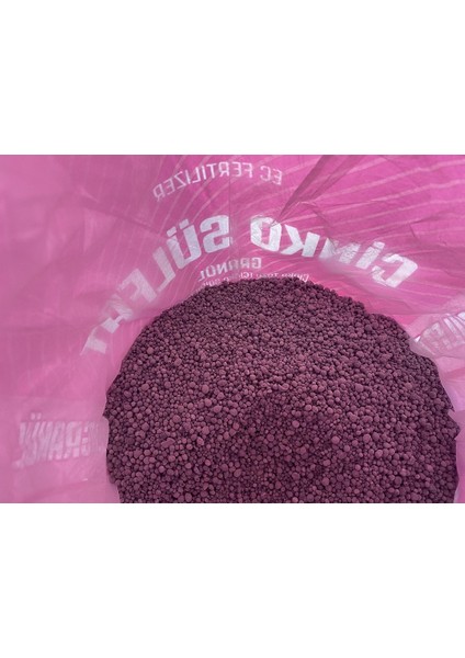 Çinko Sülfat İçerikli Bahçe Meyve Sebze Bitki Besini Granül %16 Çinko Tuzu Gübresi 25 Kg fiyatları