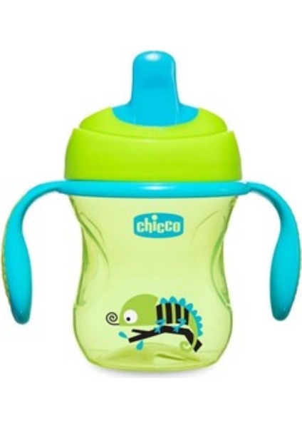 Yarı Yumuşak Uçlu Eğitim Bardağı 200 ml 6 Ay+ Yeşil