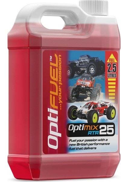 OP1008 Optimix Rtr %25 Nitro Car Fuel 2,5 lt