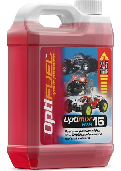 OP1002 Optimix Rtr %16 Nitro Car Fuel 2,5 lt