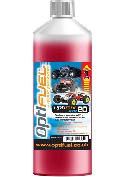 OP1004 Optimix Rtr %20 Nitro Car Fuel 1 lt