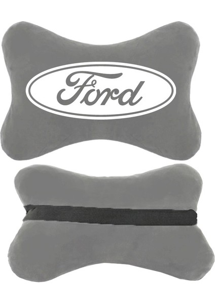 Ford Grand C-Max Oto Koltuk Boyun Yastığı Gri 2 Adet