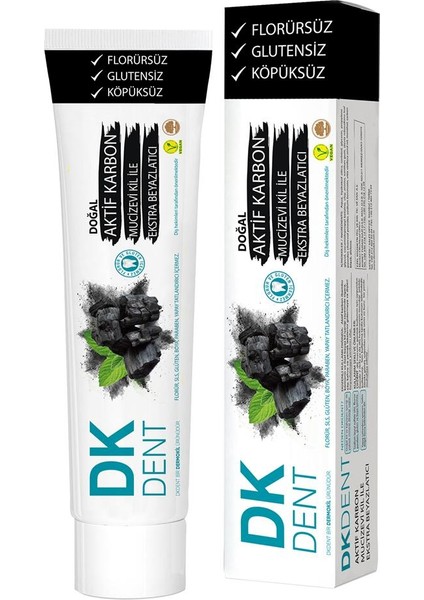 Aktif Karbon & Kil Diş Macunu 100 ml