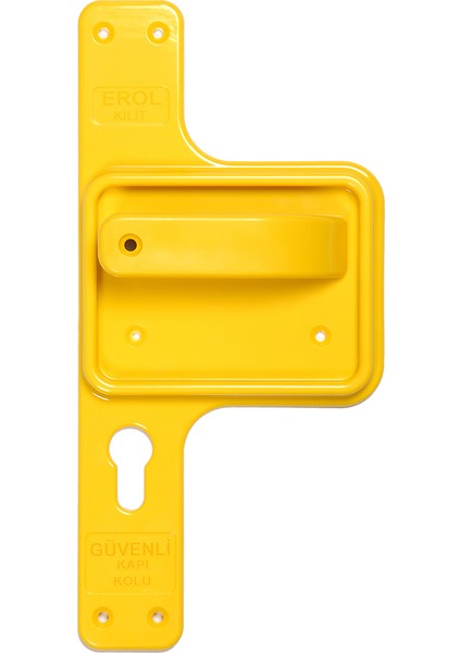 Güvenli Ve Kırılmaz Bariyerli Kapı Kolu Sarı Sarı