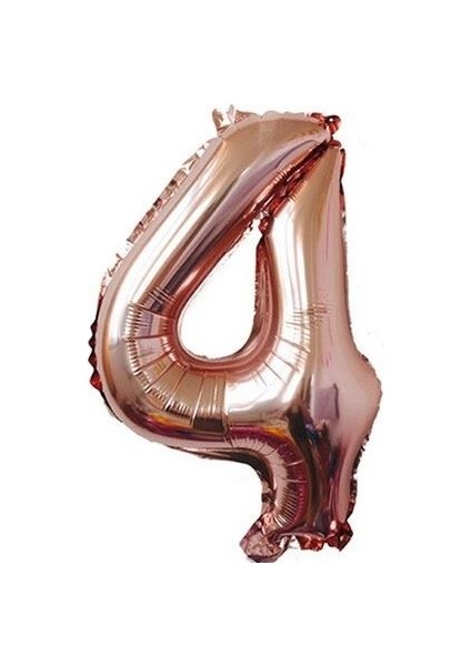 4 Rakamı Folyo Balon 100 cm 40 Inc