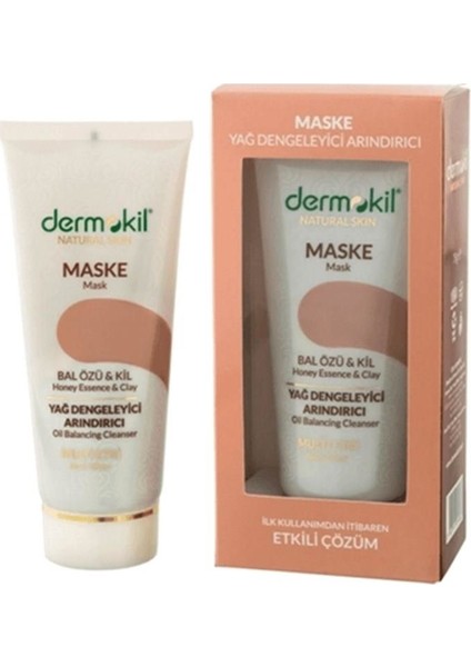 Natural Skin Yağ Dengeleyeci-Arındırıcı Maske 75 ml ( Bal Özü & Kil)