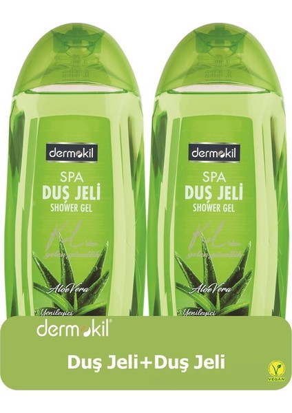 Aloe Vera Özlü Duş Jeli 2'li Set