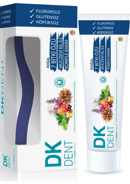 Dk Dent Dkdent 7 Bitki Özlü Diş Macunu 75 ml + Diş Fırçası