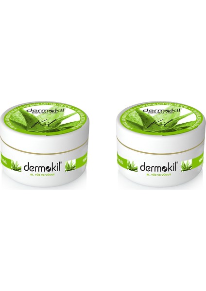 Aloe Vera El Yüz Vücut Kremi 300 ml 2'li Set