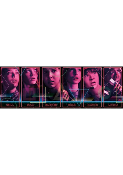 1000 Parça Stranger Things Panorama Puzzle