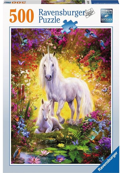 500 Parça Unicorn ve Yavrusu Puzzle