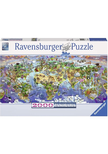 2000 Parça Dünya Harikaları Panorama Puzzle