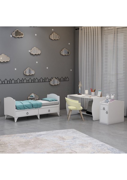 Sude Asansörlü Yıldız 4 Kapaklı Bebek Odası Takımı modelleri
