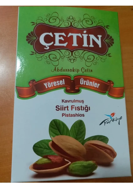 ÇETİN SİİRT YÖRESEL ÜRÜNLER Ana Çatlak Siirt Fıstığı 1. Kalite 1 Kg