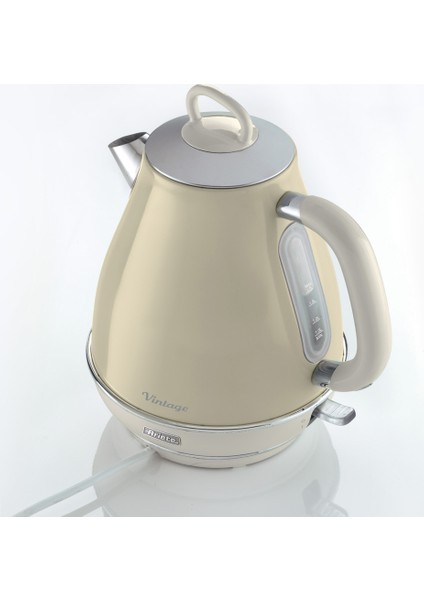 Vintage 1.7 Litre Kettle Bej