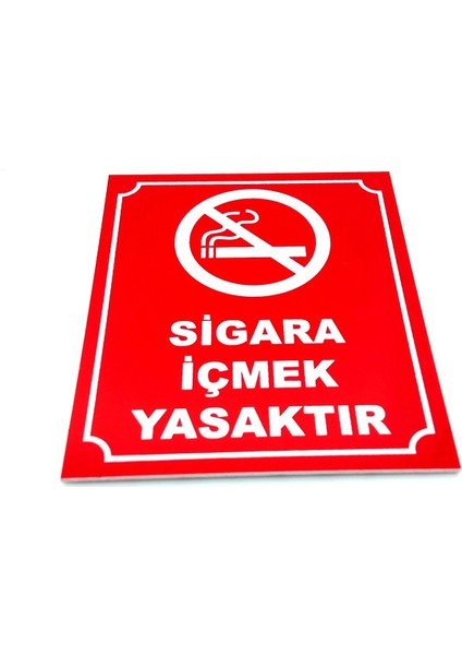 Sigara Içmek Yasaktır Tabelası 10 cm x 12 cm