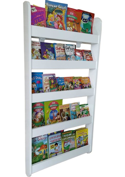 Duru Montessori Kitaplık 5 Raflı Mdf Kitaplık modelleri