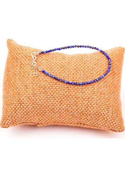 Çok Ince Lapis Lazuli Taşı Bileklik - 2,2 mm