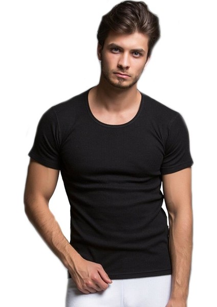 Pure Erkek Termal Kısa Kol Içlik Siyah (HZT20004-R001)