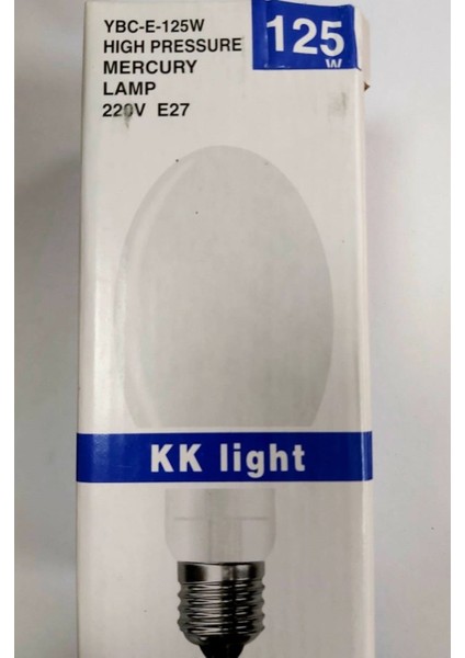 125W Civa Buharlı Ampul E-27 Duy