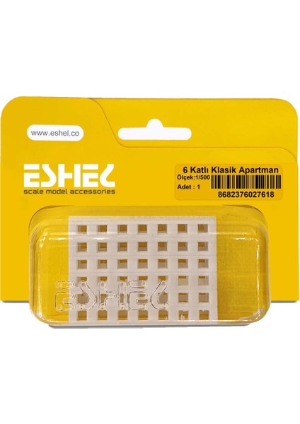 Maket 6 Katlı Klasik Apartman 1/500 Ölçek fiyatları