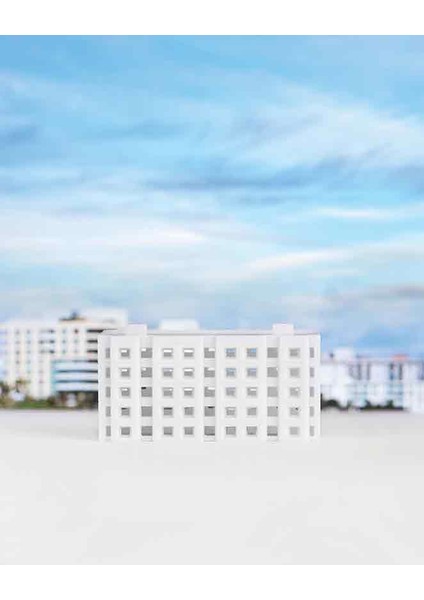 Maket 5 Katlı Klasik Apartman 1/500 Ölçek