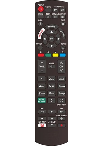 Panasonic RM-L1378 LCD LED Netflix Tuşlu Kumanda 123085