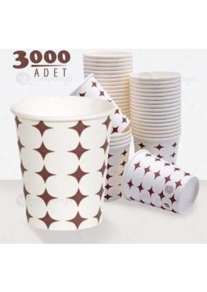 3000 Adet 7 Oz Karton Bardak